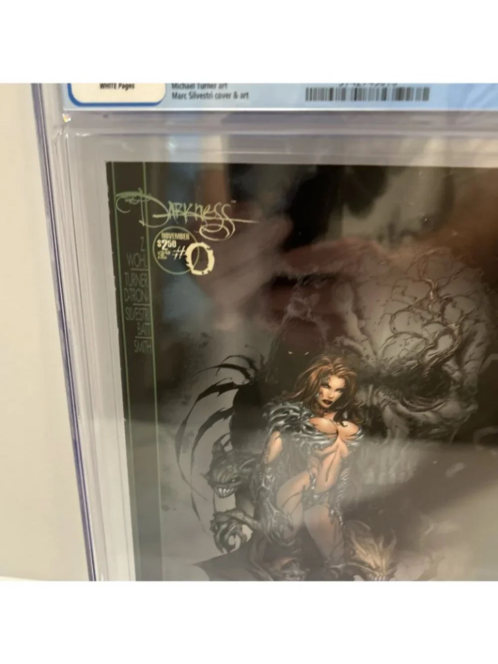 Witchblade #10 CGC 9.8 Darkness #0 Variant White Key 1st app Jackie Estacado
